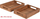 Set tabakash druri Home Styling Collection Serving Tray Teak, 3 copë, 39x29x5 cm, ngjyrë druni natyrale