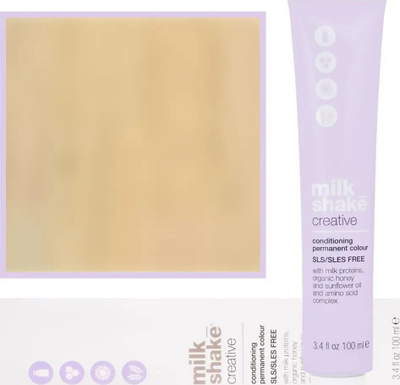 Bojë e përhershme për flokë Milk Shake Creative 12.03 12NG Natural Gold, pa SLS SLES, 100 ml