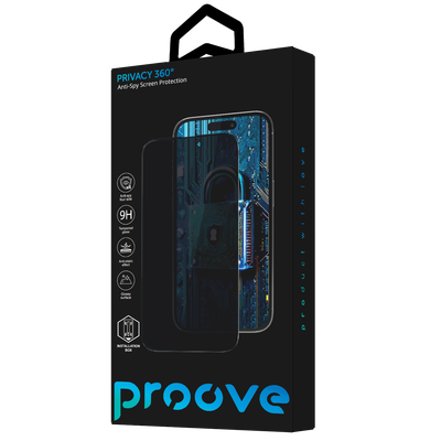 Xham mbrojtës Proove Privacy 360 me Installation Box për iPhone 16 Pro, 9H