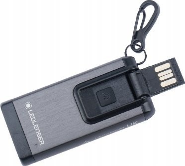 Elektrik dore Ledlenser K6R Safety, 400 lumens, 4GB USB, gri