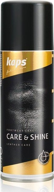 Sprej për këpucë Kaps Care &amp; Shine, me lanolinë, pa bojë, 200 ml