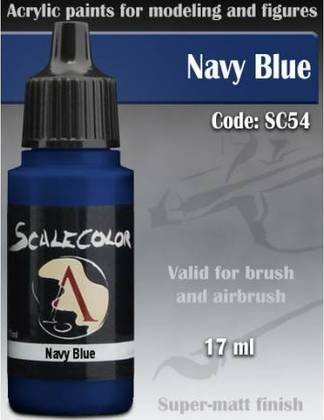 Bojë akrilike Scale75 Scalecolor Navy Blue SC54, 17mL, super matte, blu e errët