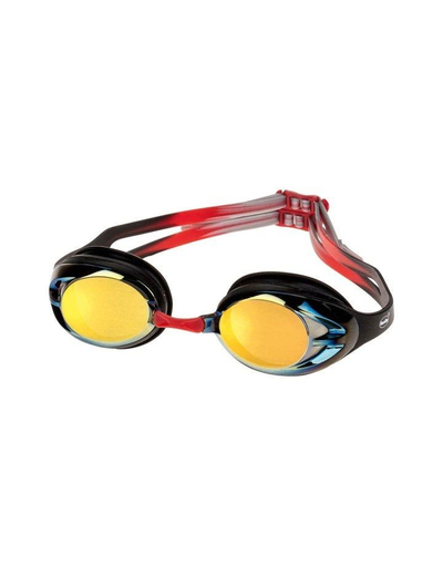 Syze noti Fashy Power Mirrored, lente pasqyru me UV, anti-fog, kuqe me të zezë
