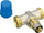 Valvul termostatike Danfoss RA-DV, 3/4", drejt, metalike