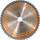 Teh rrethor GLOBAL SAW CERMET 216mm, 48 dhëmbë, për çelik, gri