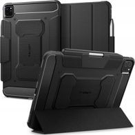 Këllëf tablet Spigen Rugged Armor Pro për iPad Pro 11" M4 2024, me mbajtëse për Pencil, i zi