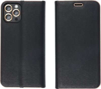 Mbulesë telefoni për Xiaomi Redmi Note 12 Pro Plus, tip libër, me magnet, e zezë