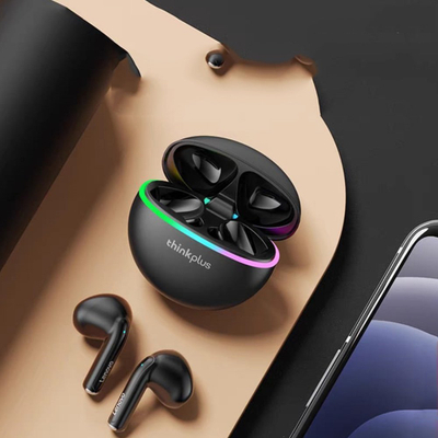 Bluetooth слушалки Lenovo XT97 TWS, двоен HD микрофон, со кутија за полнење, црни