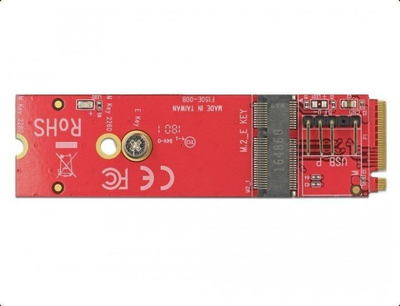 Konvertues M.2 Delock 63343, M key në E key, M.2 2280