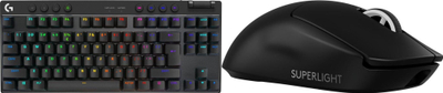 Set gaming Logitech PRO X TKL Lightspeed GX Brown dhe G PRO X SuperLight 2, wireless