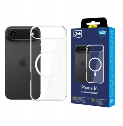 Mbulesë telefoni 3MK EverClear MagCase, për iPhone 17 Air iPhone 17 Pro, MagSafe, transparente