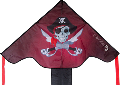 Fluturë ajri për fëmijë Dragon Fly Pirate, poliamid ripstop, dorezë plastike, shumëngjyrëshe