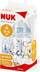 Biberon NUK First Choice+ Winnie the Pooh, 150ml, me tregues temperature, transparent