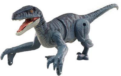 Lodër dinozaur me telekomandë Amewi Velociraptor, 21 cm, RTR, shumëngjyrësh