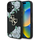 Kapak telefoni Guess Grained Roses Big 4G Logo për iPhone 16, plastik, për telefon, i zi