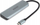HUB USB Dicota USB C 4 në 1, 10Gbps, alumini, gri