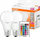 Set llamba LED OSRAM Star+, E27, 9.4W, me telekomandë, shumëngjyrëshe