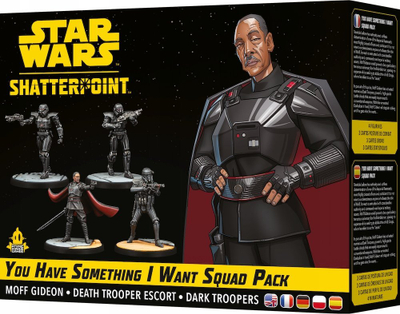 Lojë tavoline Atomic Mass Games Star Wars Shatterpoint Moff Gideon Squad Pack, zgjerim miniaturash, për 2 lojtarë, shumëngjyrëshe