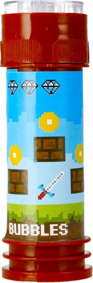 Lodër me flluska sapuni My Bubble Pixel II, 55 ml, me figurë loje pixel, shumëngjyrëshe