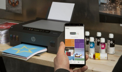 Printer multifunksion HP Smart Tank 515 1TJ09A, inkjet, Wi‑Fi, i zi