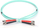 Kabllo fibër optike Digitus FO Patch C ST ST, multimode 50/125 µm, duplex 10 m, OM3
