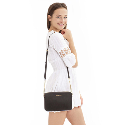 Çantë krahu për femra Michael Kors 32S4GTVC3L, e zezë/artë