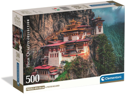 Puzzle Liscianigiochi PZ500 The Tiger Nest, 500 pjesë, për 8+ vjeç, shumëngjyrësh