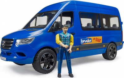 Lodër furgon Bruder MB Sprinter Transfer, me shofer, plastikë, blu