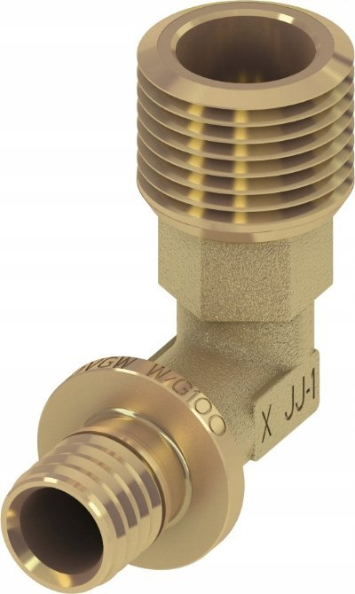 Kоска кутен адаптер Tece 707516, преодна нипла 16x1/2", месинг