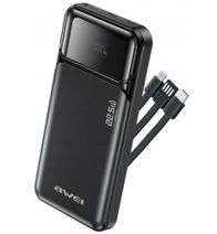 Powerbank Awei PA-91, 10000mAh, 22.5W, ekran LED, i zi