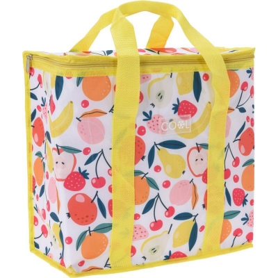 Qese termike Thermal Bag Fruit, 16L, me izolim termik, e verdhë