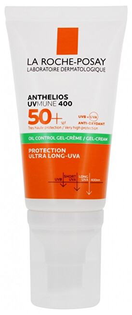 Krem xhel dielli La Roche Posay SPF 50+ Anhelios UVMune 400, 50 ml