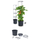 Vazo domatesh Prosperplast Tomato Grower, diametër 30 cm, plastike, grafit