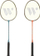 Set raketash badminton Wish Alumtec 550K, 2 copë, me këllëf, shumëngjyrësh