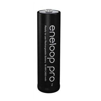 Bateri të rikarikueshme Panasonic Eneloop Pro AA, 2500mAh, paketim 4 copë, të zeza