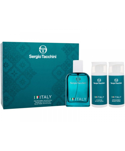 Set Sergio Tacchini Eau De Toilette, 100 ml + Shower Gel, 100 ml + After Shave, 100 ml