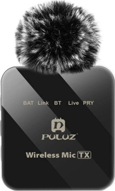 Mikrofon wireless lavalier Puluz PU647B, Lightning, 10m, i zi