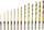Set furresh Geko, 13 copë, 1.5-6.5mm, titanium