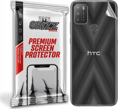 Film mbrojtës pas GrizzGlass për HTC Wildfire E2 Plus, UltraSkin, transparent