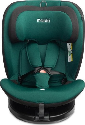 Авто седиште Coccolle Mokki i-Size Emerald, 40-150 cm, вртење 360°, зелено