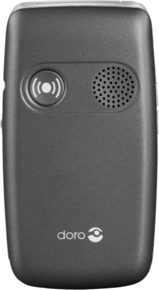 Telefoni me kapak Doro Primo 408, ekran 2.8", bateri 1000mAh, gri argjend