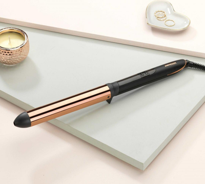 Ondulues flokësh BaByliss C455E, trup konik, deri 210°C, ngjyrë e zezë me bakër