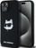 Kllëf telefoni Karl Lagerfeld KLHMP15SSCHPPLK për iPhone 15 14 13, 6.1", MagSafe, i zi