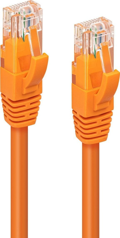 Kabllo rrjeti MicroConnect CAT6A UTP, 3 metra, LSZH, portokalli