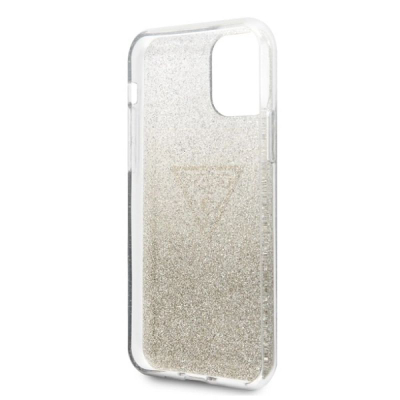 Këllëf telefoni Guess GUHCN65SGTLGO, hard cover, për iPhone 11 Pro Max, ngjyrë e artë me shkëlqim