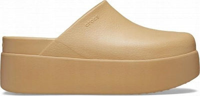 Sanda­le platformë Crocs Dylan Clog W 209869, kafe