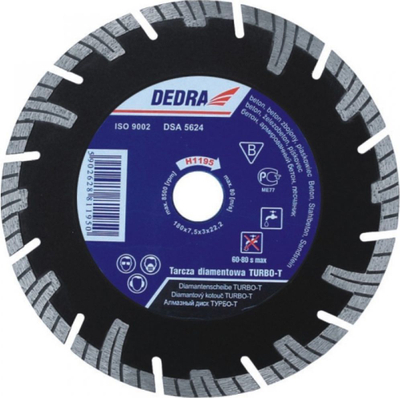 Teh diamanti Dedra, 350x25.4mm