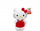 Lodër pellushi Hello Kitty, 40cm, fluffy, shumëngjyrëshe