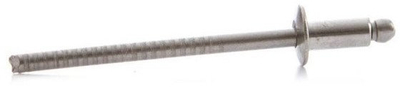 Riveta shtëpiake pa tufë, çelik inox, 4.0x0.8mm, 50 copë