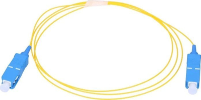 Kabllo optike ExtraLink Patchcord SM, SC UPC SC UPC, 1m, e verdhë